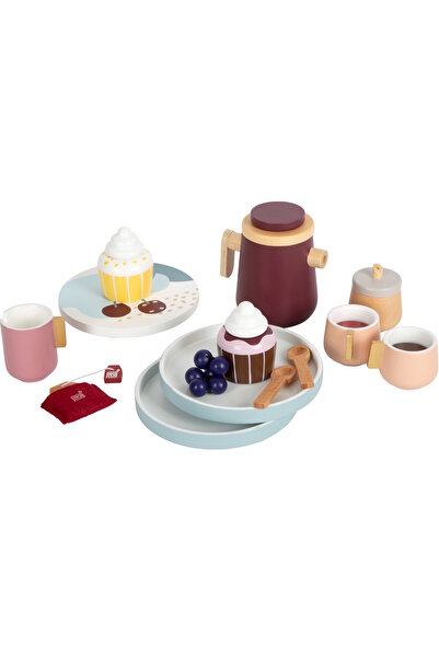 Small Foot Wooden coffee and tea set with accessories - Tasty,