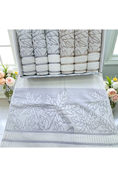 Dantelux Dowery 6-Piece Boxed Towel Set 50X90 cm Hand Towel Towel Set