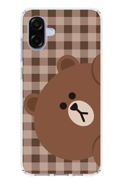 TechTree حافظة سيليكون مطبوع متوافقة مع هاتف سامسونج جالاكسي A07 بتصميم جانب ...