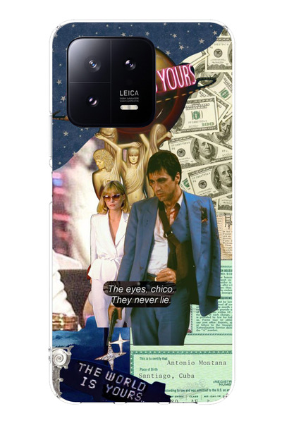 TechTree حافظة سيليكون مطبوع متوافقة مع هاتف Xiaomi Mi 13 بتصميم إلفيرا هانكو...