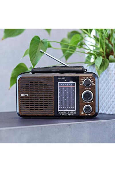 Geepas Rechargeable FM Radio, High-Capacity Battery, Portable Lightweight Ret...