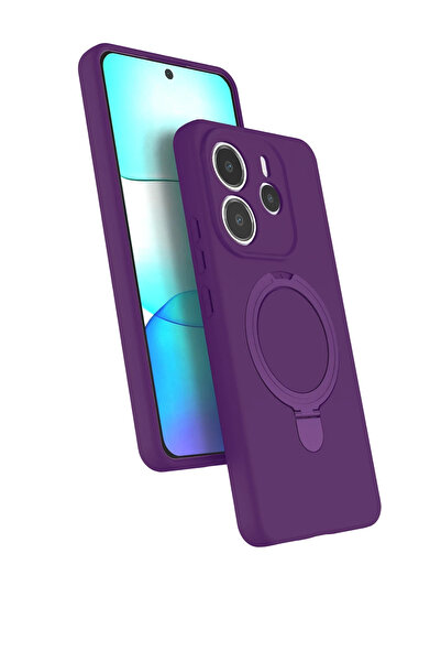 NewFace غطاء LVSQVR Xiaomi Redmi Note 14 4G Regal Magsafe مع حامل - (225155) ...