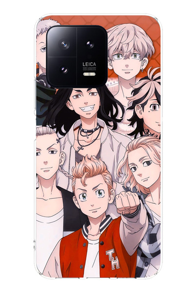 TechTree حافظة سيليكون متوافقة مع هاتف Xiaomi Mi 13 بشخصيات طوكيو ريفينجرز مطبوع