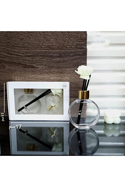 GIFT دزينة (12 قطعة) من موزع الروائح مع شمعة