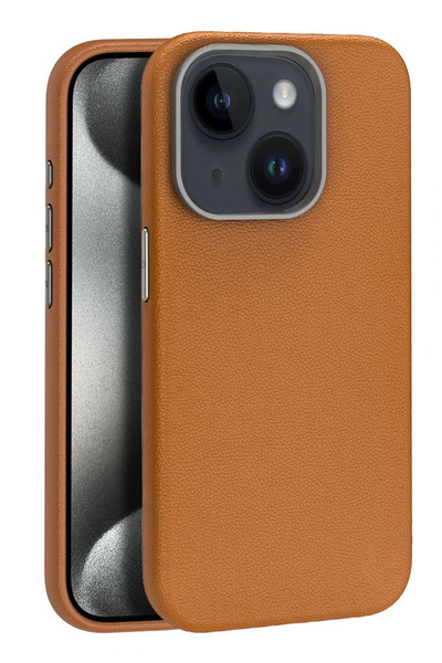 Joko Lvsqvr iPhone 15 Case Wonder Leather Magsafe Cover (233839) - Brown