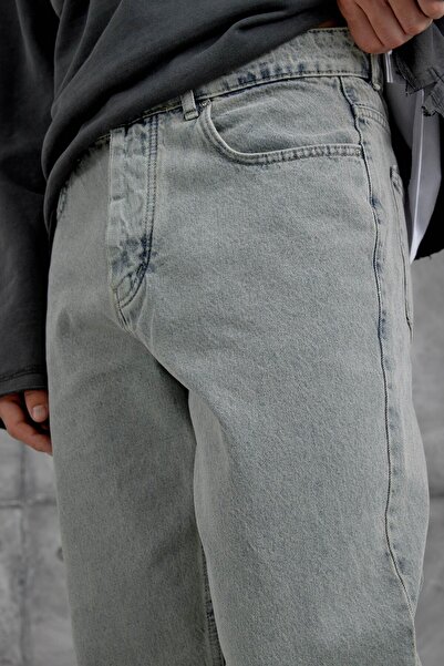 NOMARC Gray Gst Baggy Fit Jeans