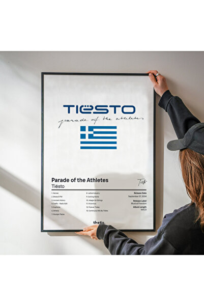 Thetic Tiësto - Parade of the Athletes Album Collection Premium Spotify Poster!