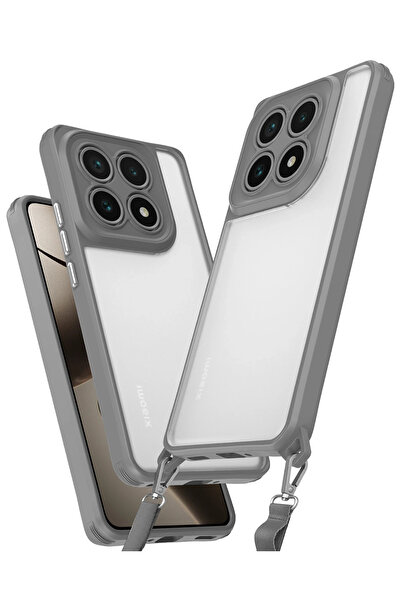 NewFace حافظة LVSQVR Xiaomi Mi 14T من السيليكون - (232059) رمادي تيتانيوم