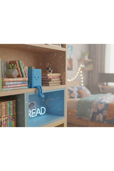 craftopya Sevimli Kitap Figür - Kitaplık Süsü- Dekor
