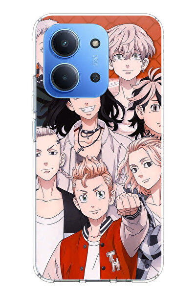 TechTree حافظة سيليكون متوافقة مع Redmi 15C من شخصيات طوكيو ريفينجرز مطبوع