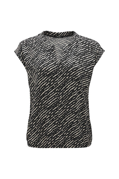 OPUS V-Kragen T-Shirt für Damen