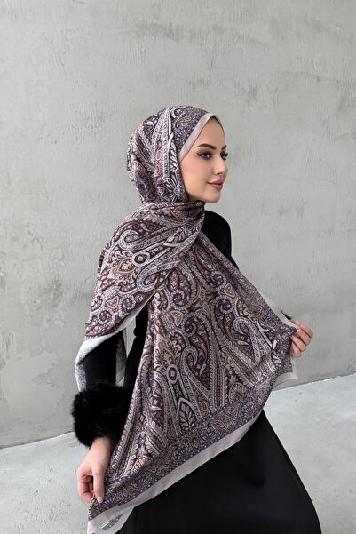 Byedauzunlar Şal din mătase modal Mink & Plum Milena