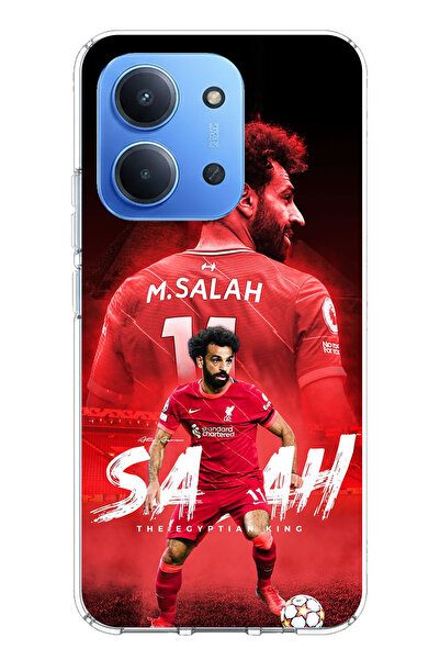 TechTree حافظة سيليكون متوافقة مع هاتف Redmi 15C من محمد صلاح مطبوع