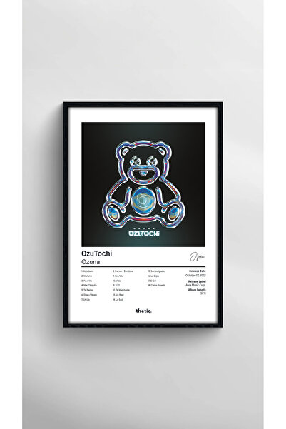 Thetic Ozuna - Ozutochi Album Collection Premium Spotify Poster!