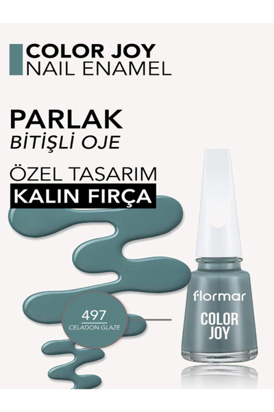Flormar Color Joy Yüksek Pigmentli & Parlak Bitişli Oje