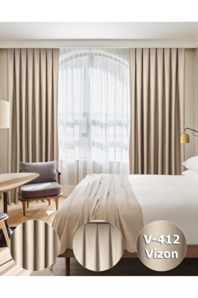 YS PERDE TASARIM Lüx Saten Blackout Karartma Güneşlik Perde Yüksek Kaliteli D...