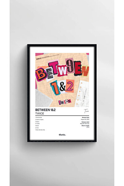 Thetic Twice - between 1&2 Album Collection Premium Spotify Poster!