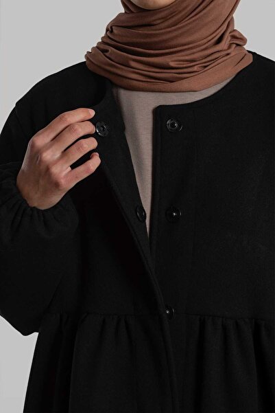 Emare Kaşe Ahsen Coat - Black