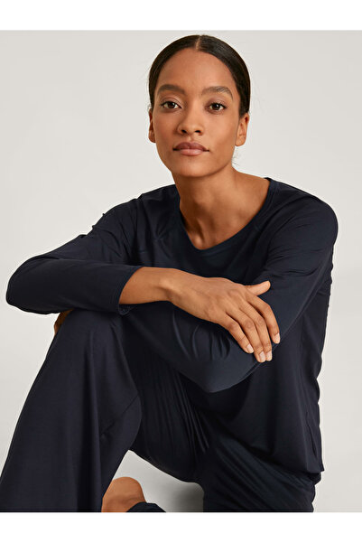 Calida Rundkragen Langarmshirt für Damen