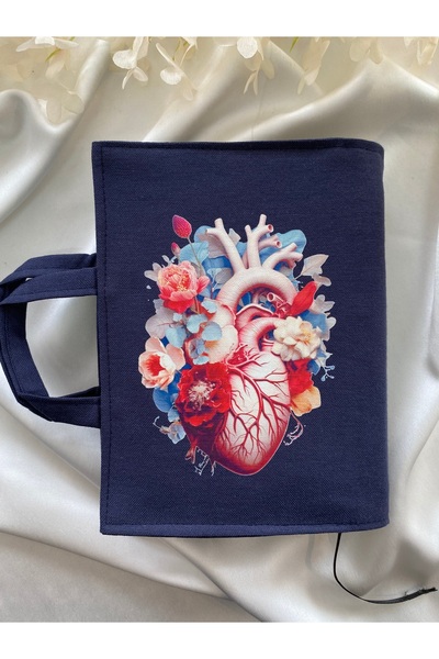 DUTTDİKİM Dark Blue 16X21 Water Repellent Fabric Quran and Memorization Book ...