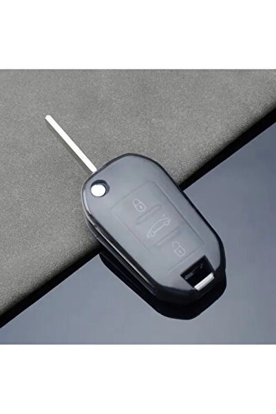 bigkey غطاء مفتاح سيارة بيجو - سيتروين - أوبل من مادة السوتالا المدخنة عالي ا...