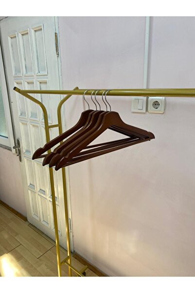 ZÜMHA Дървени закачалки за дрехи, рокли и панталони, 10 броя