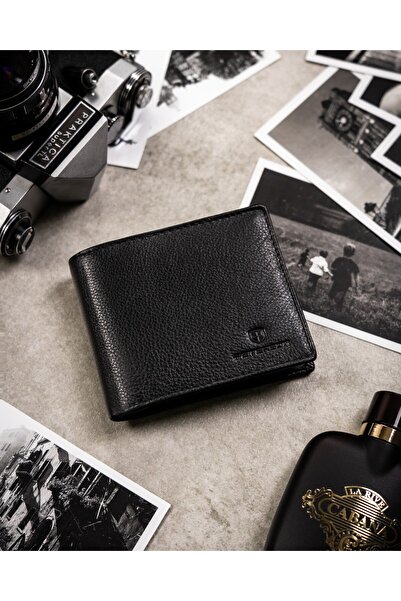 Other Gift set: men's genuine leather wallet and keychain - Peterson