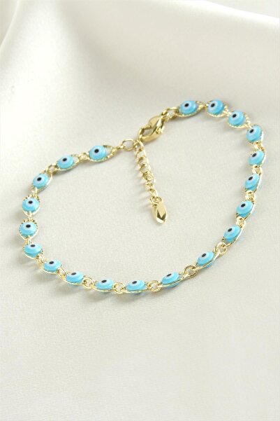 CT STONES Xuping Evil Eye Bead Steel Bracelet