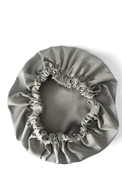 BONNETLAND Satin Hair Bonnet – Gray, Protects Hair from Frizz and Breakage