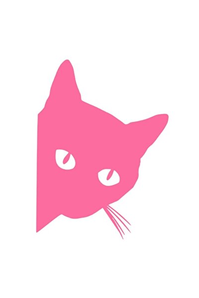 Oracal 651 Διακοσμητικό αυτοκόλλητο αυτοκινήτου ροζ γάτα 18cm X 14 cm