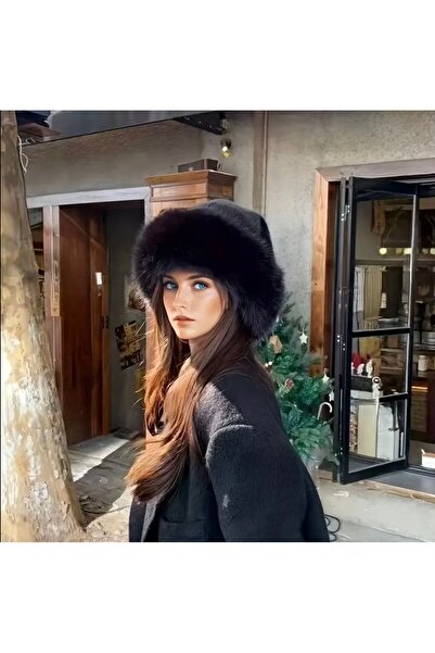 Lilly قبعة / طاقية / قبعة صوفية نباتية سوداء من آركتيك تشارم