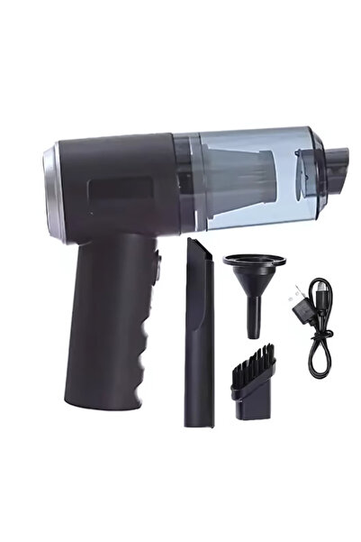 Smart Portable 3-in-1 Vacuum Cleaner with Blower and USB Charging – 120W, 5 Accessories