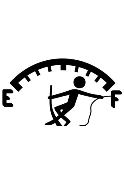 Oracal 651 Sticker Auto Rezervor, 13cm, Negru