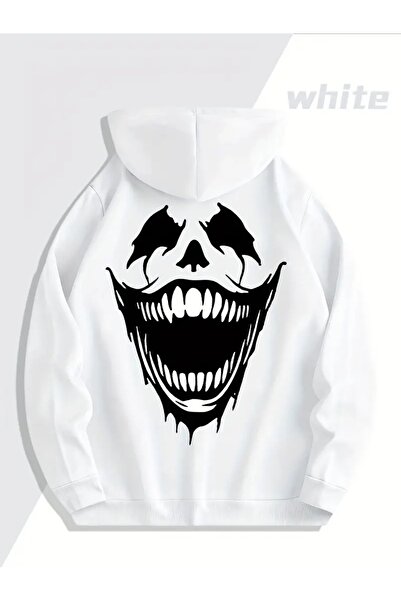 NEVERMIND Dear Lover Combination Oversized Hoodie – Fear Is the Smile of Terror Printed 3 Thread Unisex Sweatshirt Set of 2