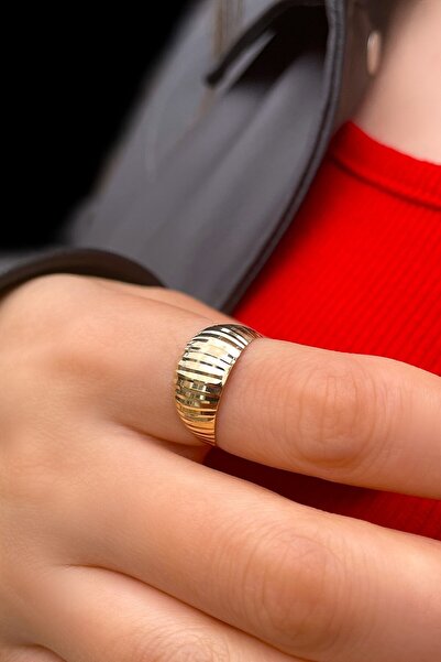 Altınaşkı Kalemli Taşsız Altın Yüzük