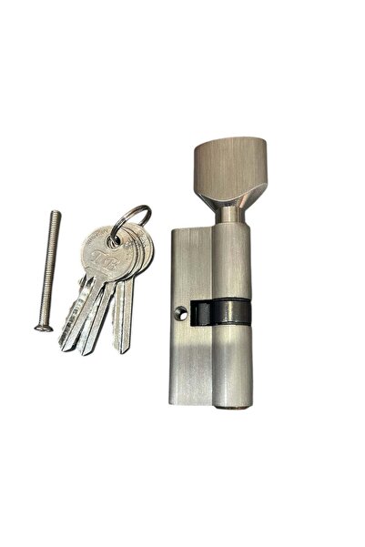 GENERIC4 Door lock set with keys, silver, 20 cm