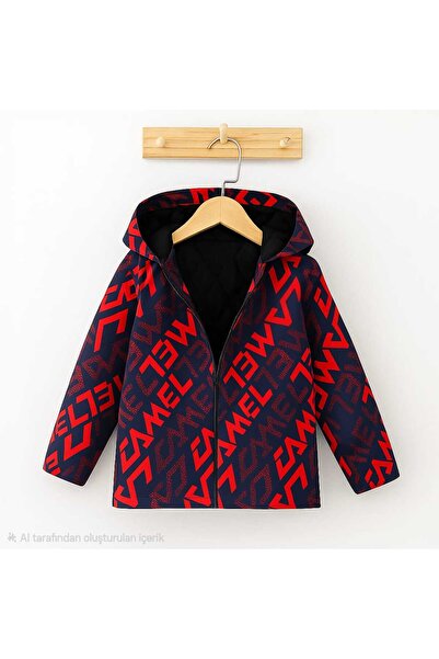 RONYPONY Boy's Waterproof and Windproof Raincoat-Windbreaker