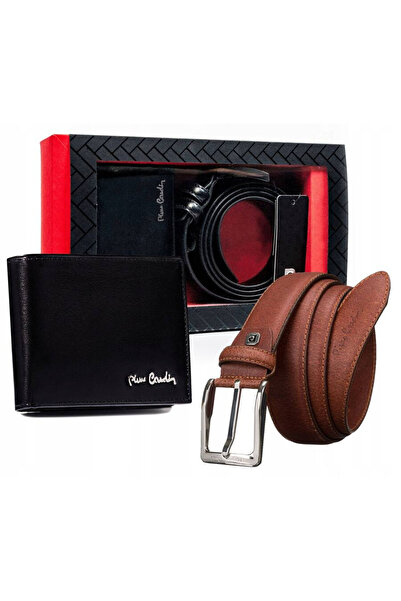 Other Pierre Cardin Men's Leather Wallet and Belt Gift Set