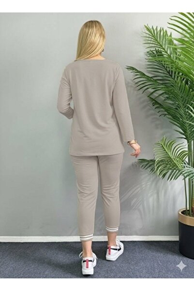 JANES Women's Long Sleeve Rib Detail Viscose Two Thread Double Suit
