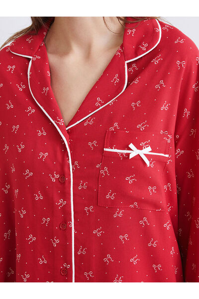 LC Waikiki Vizyon Yeni Sezon Gömlek Yaka Kadın Pijama Takımı