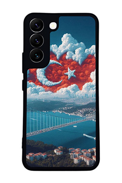 BGAKSESUAR حافظة سوداء متوافقة مع هاتف سامسونج جالاكسي S22 - سيليكون ناعم، وا...