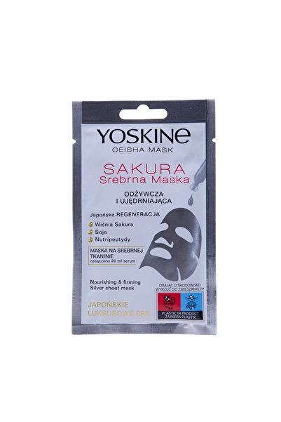 yoskine Mască facială Geisha Sakura, fermitate, 20 ml