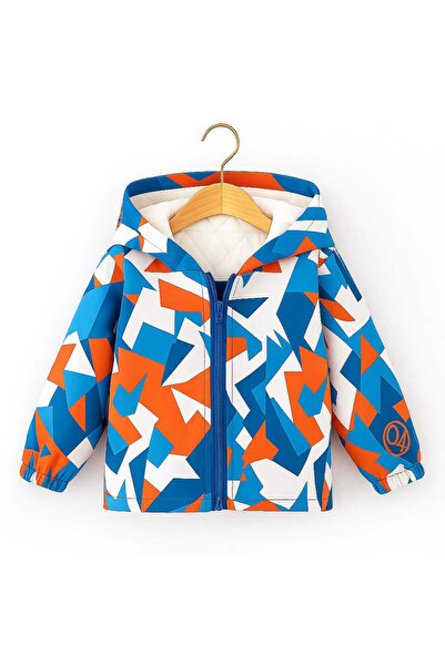 RONYPONY Boy's Waterproof and Windproof Raincoat-Windbreaker