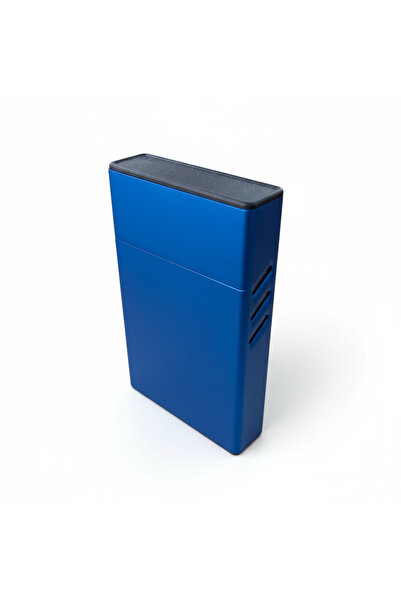 Han Tobacco Mavi Metal Slim Sigara Kutusu