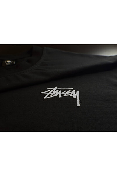 PURE EFFECT Unisex supradimensionat Stüssy Emboss Logo cu imprimeu Boxy Fit c...