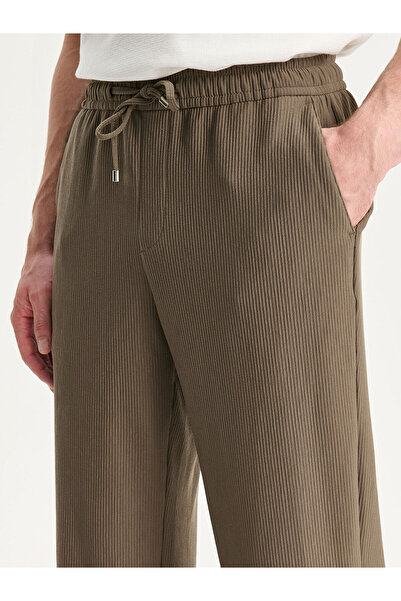 LC Waikiki Lcw Vision Khaki Standard Fit Men's Textured Pants W5Ih81Z8