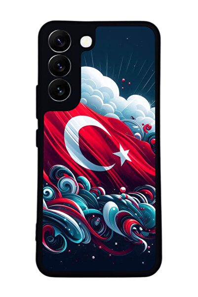 BGAKSESUAR حافظة سوداء متوافقة مع هاتف سامسونج جالاكسي S22 - سيليكون ناعم، وا...