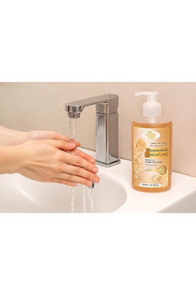 Flo Perfumed Hand Soap, Orange Blossom and Divine Essence Fragrances, Hand Wash, 500ml, Pack of 2