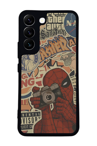 BGAKSESUAR حافظة سوداء متوافقة مع هاتف سامسونج جالاكسي S22 - سيليكون ناعم، وا...