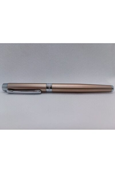 Ecada Stilou metalic Ecada, penita iridium ascunsa, culoare corp gri ornament...